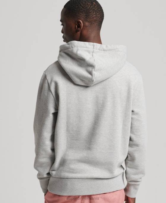 Superdry hanorac vintage surf ranchero îmbrăcăminte gri deschis bărbați JX0Z839