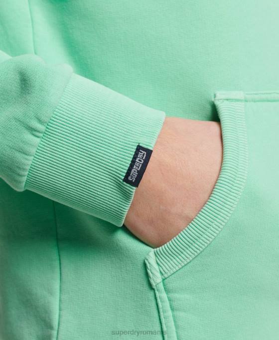 Superdry hanorac vintage venue neon îmbrăcăminte verde bărbați JX0Z681