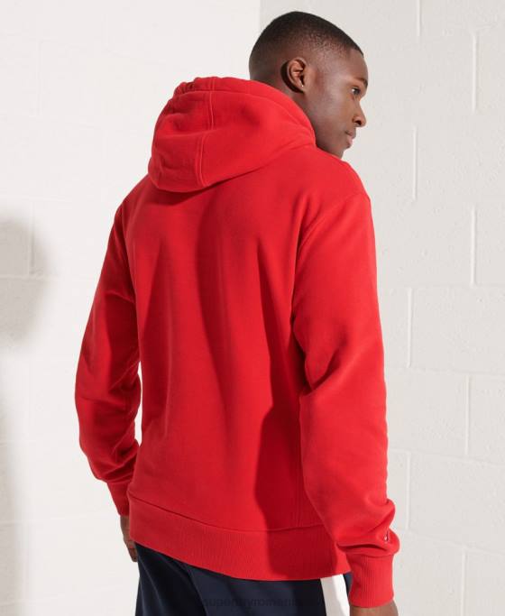 Superdry hanoracul city college îmbrăcăminte roșu bărbați JX0Z5215