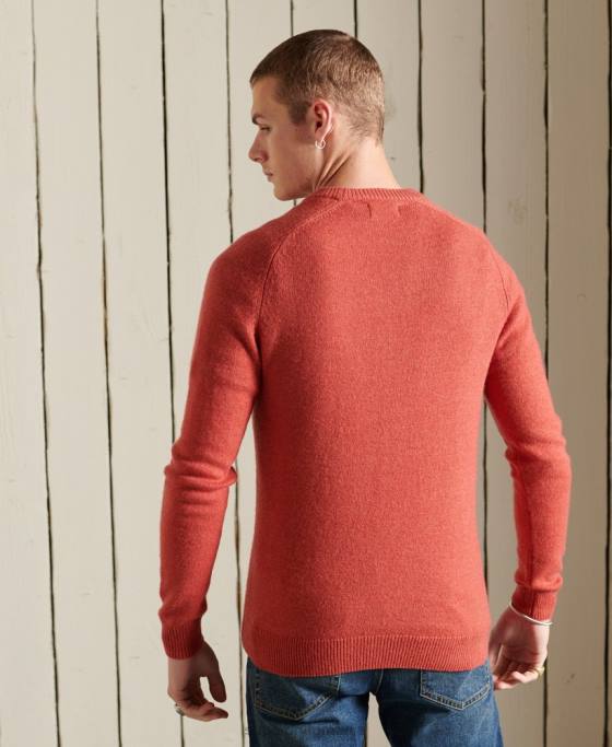 Superdry harlo crew jumper îmbrăcăminte portocale bărbați JX0Z5281