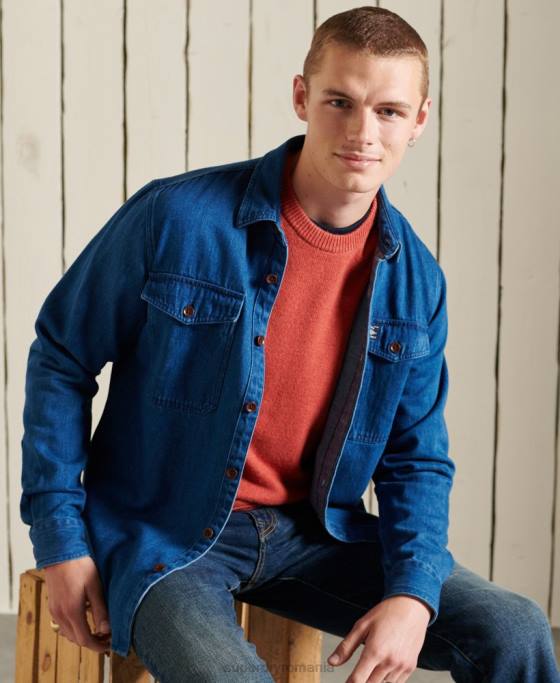 Superdry harlo crew jumper îmbrăcăminte portocale bărbați JX0Z5281