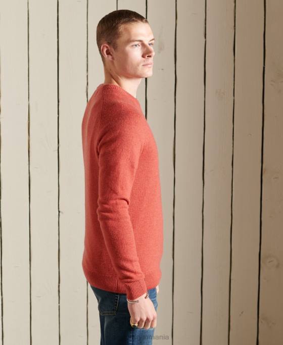 Superdry harlo crew jumper îmbrăcăminte portocale bărbați JX0Z5281