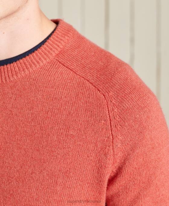 Superdry harlo crew jumper îmbrăcăminte portocale bărbați JX0Z5281
