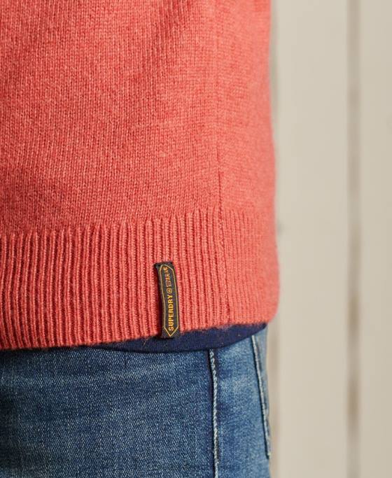 Superdry harlo crew jumper îmbrăcăminte portocale bărbați JX0Z5281