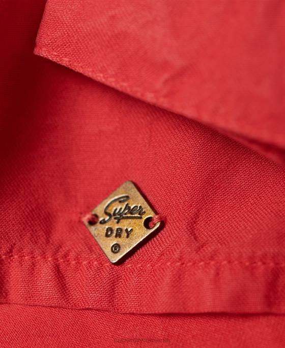 Superdry helena top îmbrăcăminte roșu femei JX0Z3075