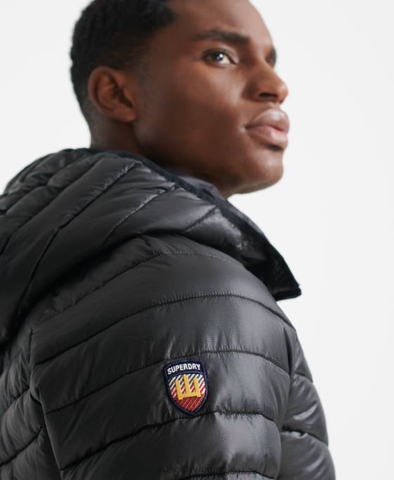 Superdry jacheta alpine pro îmbrăcăminte negru bărbați JX0Z4779