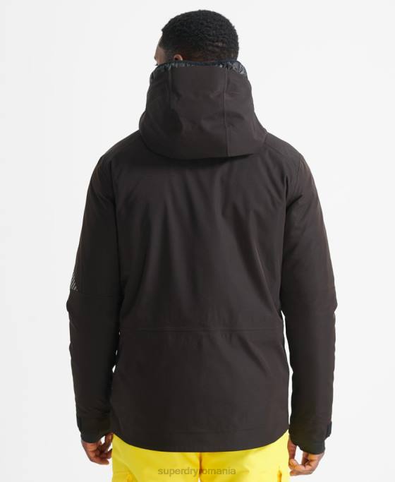 Superdry jacheta alpine pro îmbrăcăminte negru bărbați JX0Z4779