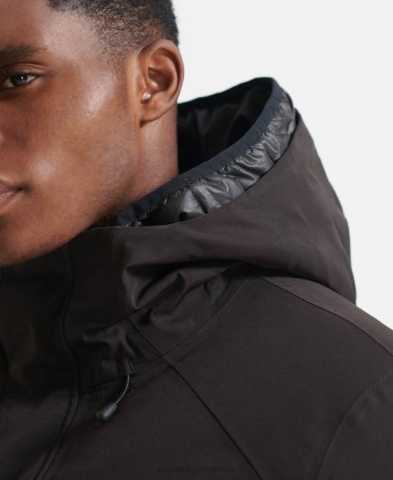 Superdry jacheta alpine pro îmbrăcăminte negru bărbați JX0Z4779