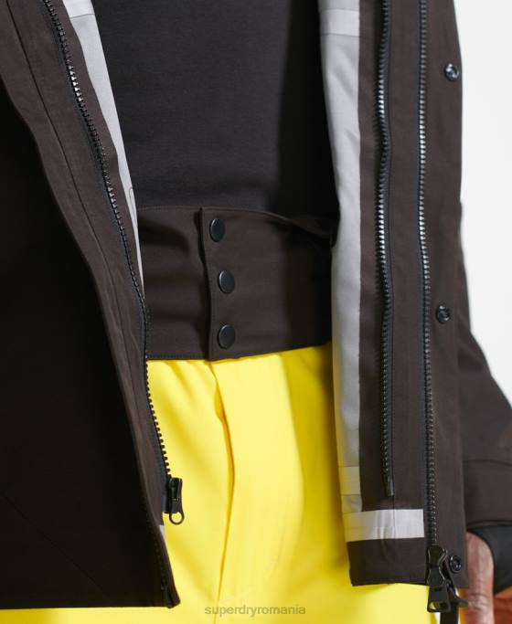 Superdry jacheta alpine pro îmbrăcăminte negru bărbați JX0Z4779