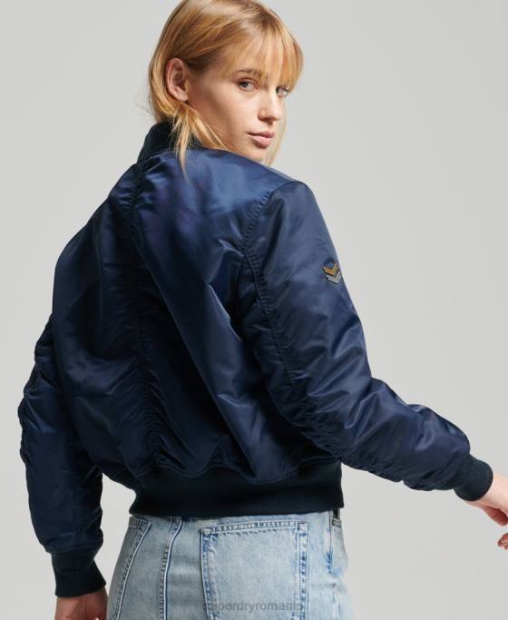 Superdry jacheta bomber ma1 îmbrăcăminte marina femei JX0Z5431