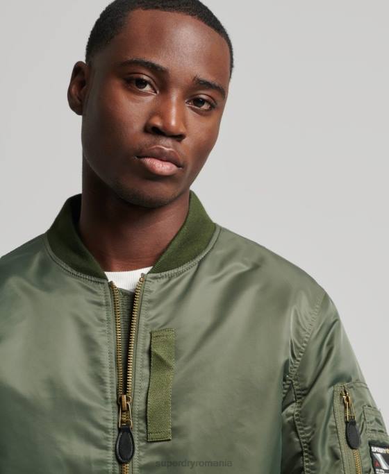 Superdry jacheta bomber ma1 îmbrăcăminte verde bărbați JX0Z1107