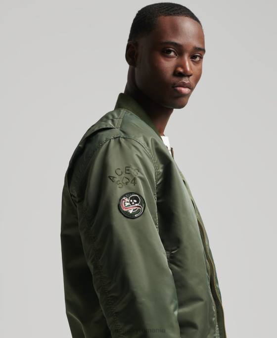 Superdry jacheta bomber ma1 îmbrăcăminte verde bărbați JX0Z1107