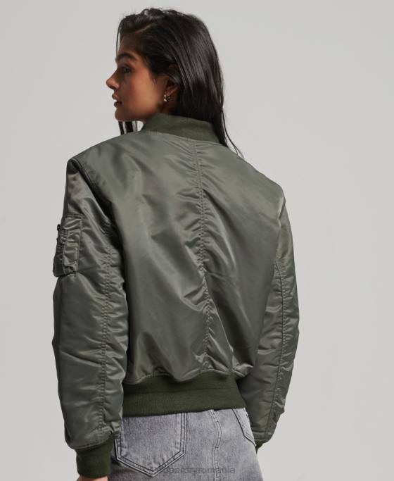 Superdry jacheta bomber ma1 îmbrăcăminte verde femei JX0Z5644