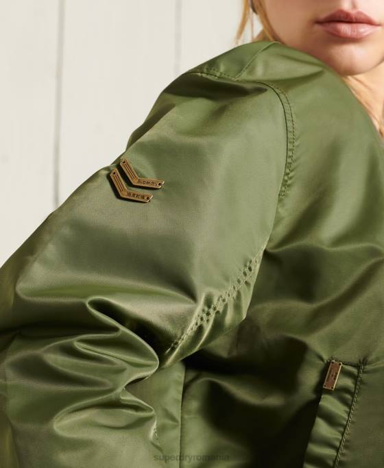 Superdry jacheta bomber ma1 îmbrăcăminte verde femei JX0Z5656