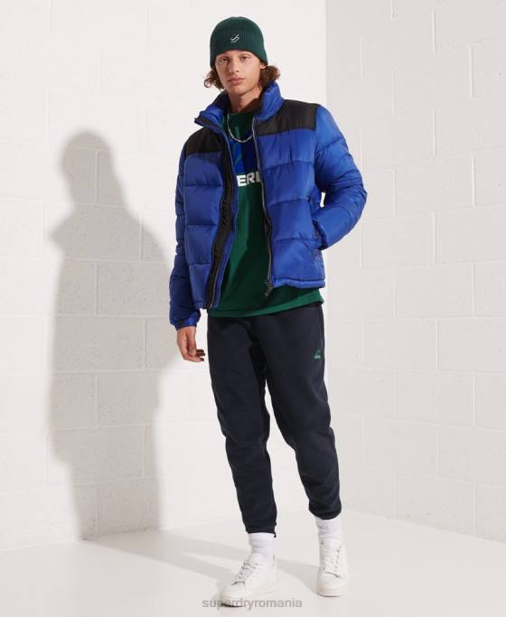 Superdry jacheta cod îmbrăcăminte albastru bărbați JX0Z4677