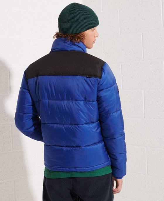 Superdry jacheta cod îmbrăcăminte albastru bărbați JX0Z4677