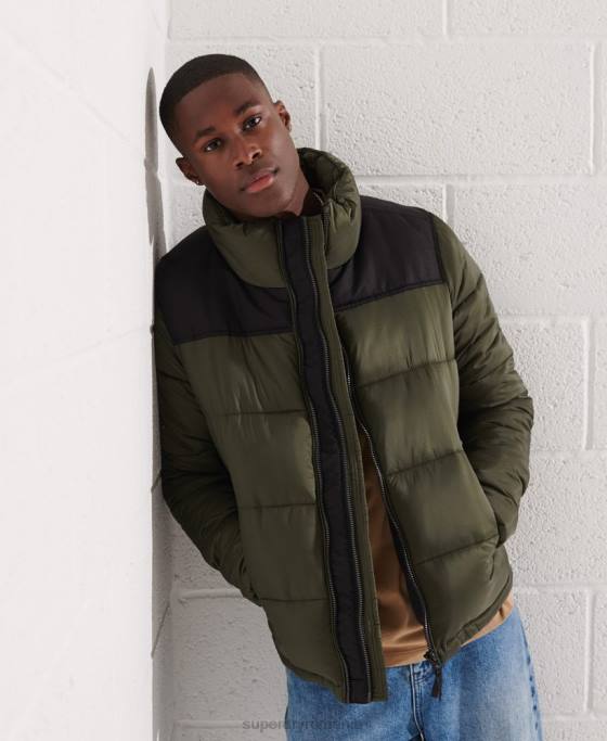 Superdry jacheta cod îmbrăcăminte kaki bărbați JX0Z4645