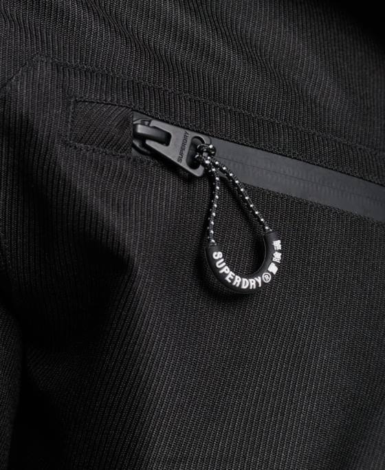 Superdry jacheta de freeride îmbrăcăminte negru bărbați JX0Z981