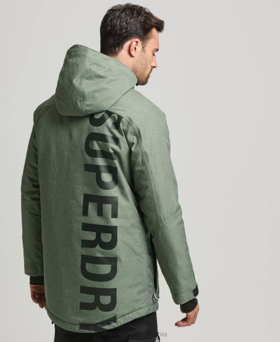 Superdry jacheta de freeride îmbrăcăminte verde bărbați JX0Z982