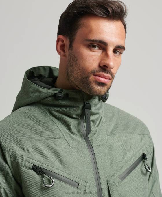Superdry jacheta de freeride îmbrăcăminte verde bărbați JX0Z982