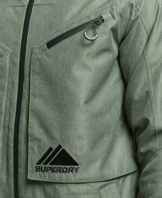 Superdry jacheta de freeride îmbrăcăminte verde bărbați JX0Z982