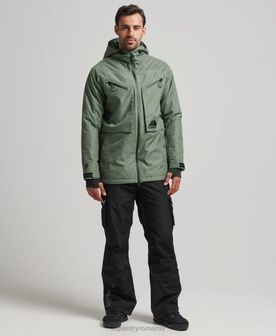 Superdry jacheta de freeride îmbrăcăminte verde bărbați JX0Z982