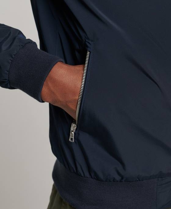 Superdry jacheta harrington îmbrăcăminte marina bărbați JX0Z4564