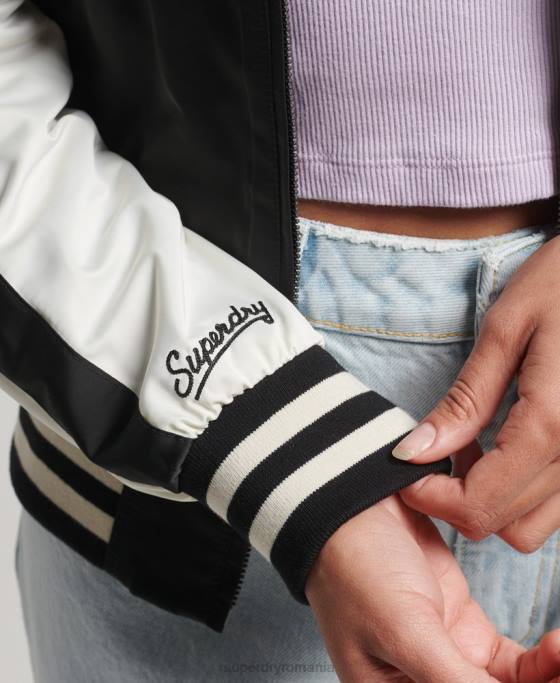 Superdry jacheta suika îmbrăcăminte negru femei JX0Z3840