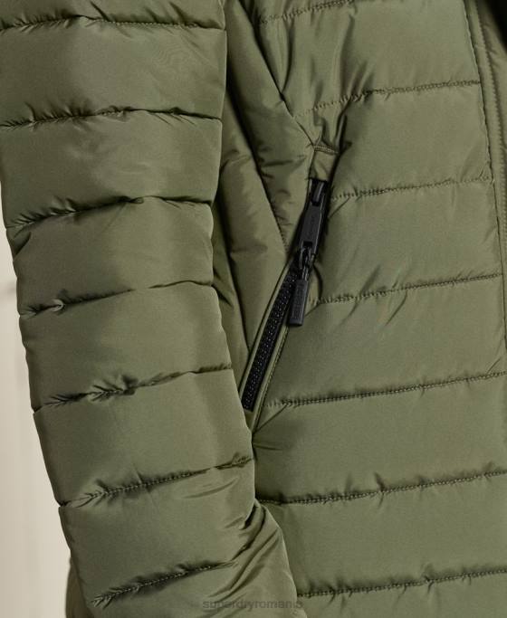 Superdry jacheta super fuji îmbrăcăminte kaki femei JX0Z3836