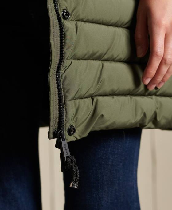 Superdry jacheta super fuji îmbrăcăminte kaki femei JX0Z3836