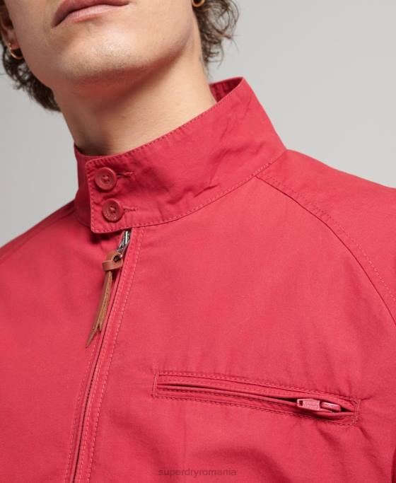 Superdry jachetă Harrington colegială de epocă îmbrăcăminte roșu bărbați JX0Z4466