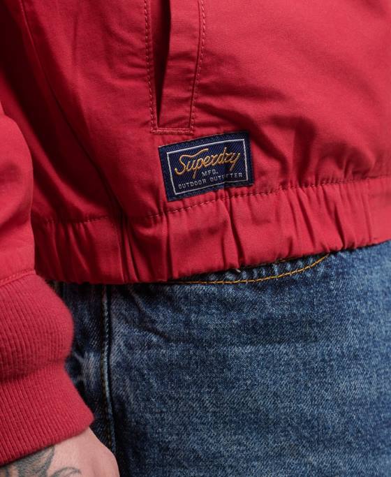 Superdry jachetă Harrington colegială de epocă îmbrăcăminte roșu bărbați JX0Z4466