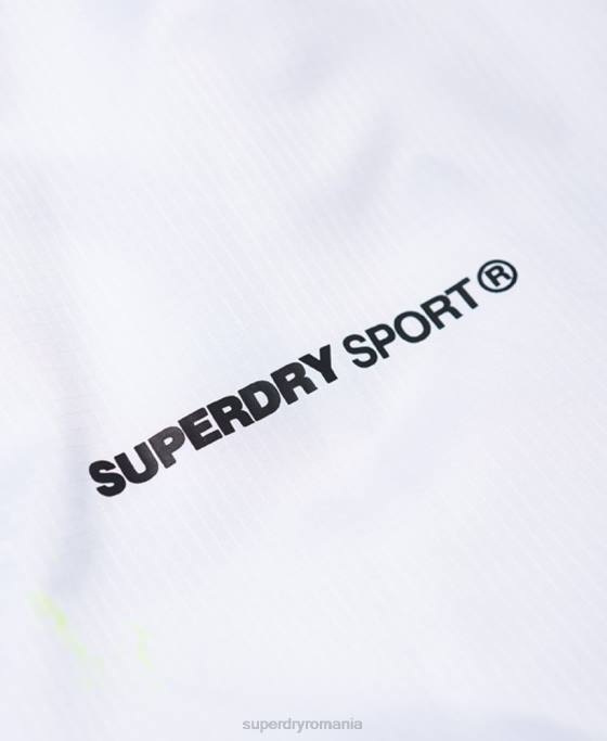 Superdry jachetă activ liliac îmbrăcăminte alb femei JX0Z5721