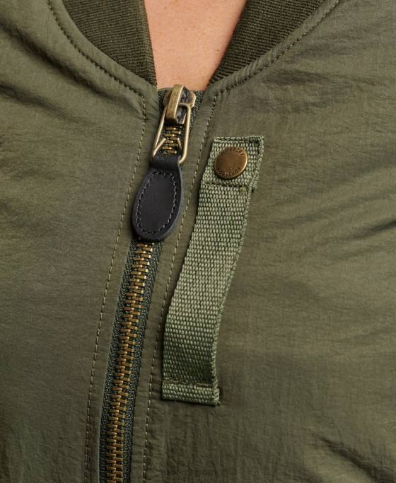 Superdry jachetă aviator militar ma1 îmbrăcăminte kaki femei JX0Z5569