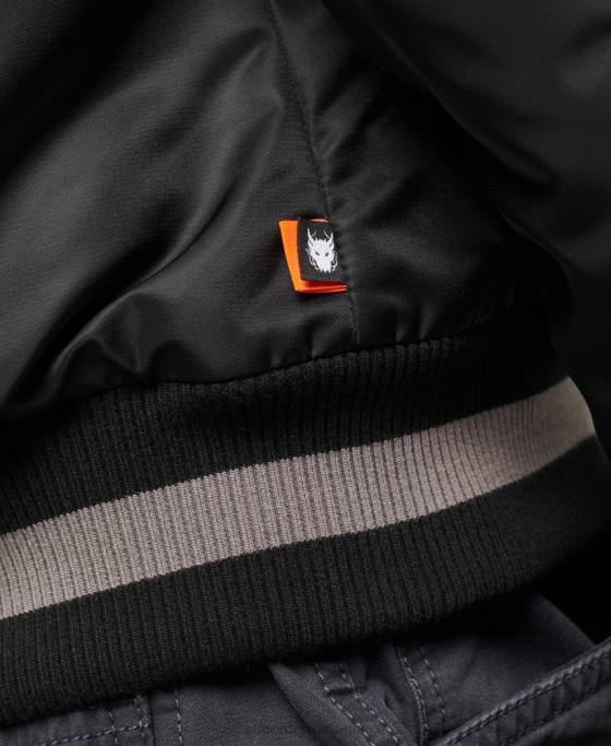 Superdry jachetă bombardier oportunist ma-1 îmbrăcăminte negru femei JX0Z5661