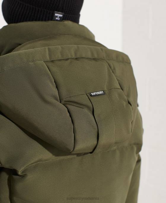 Superdry jachetă bomber code everest îmbrăcăminte kaki femei JX0Z5613