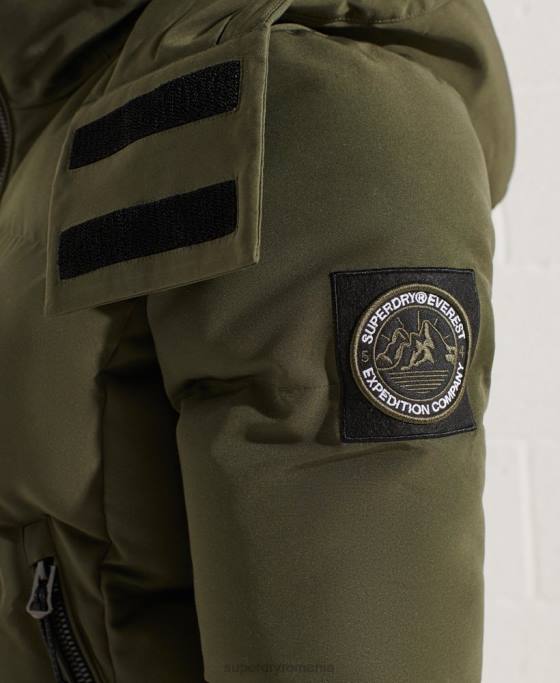 Superdry jachetă bomber code everest îmbrăcăminte kaki femei JX0Z5613