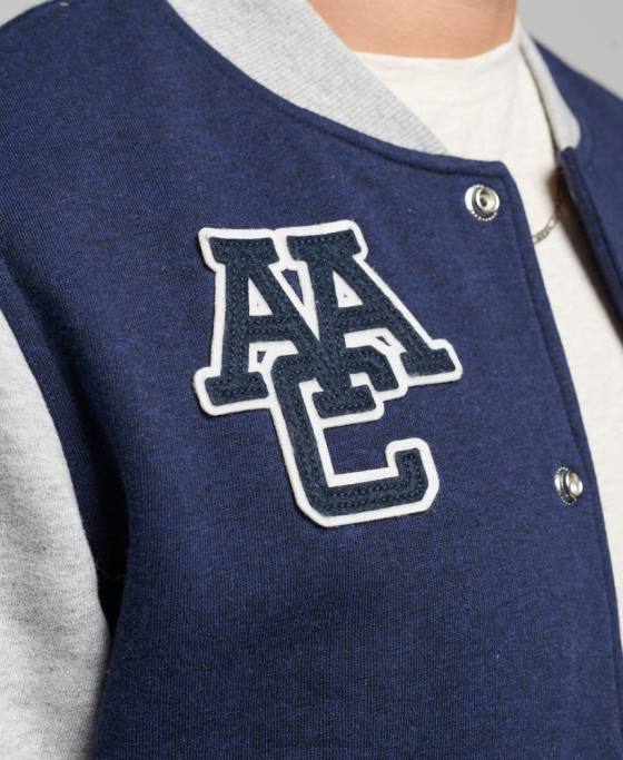 Superdry jachetă bomber colegială de epocă îmbrăcăminte marina bărbați JX0Z604