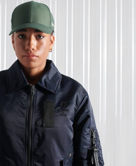 Superdry jachetă bomber energy ma2 îmbrăcăminte marina femei JX0Z5523