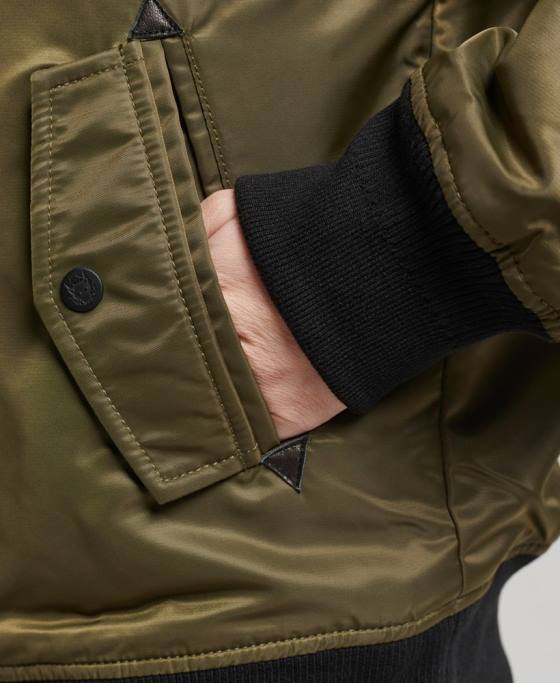 Superdry jachetă bomber energy ma2 îmbrăcăminte verde femei JX0Z5508