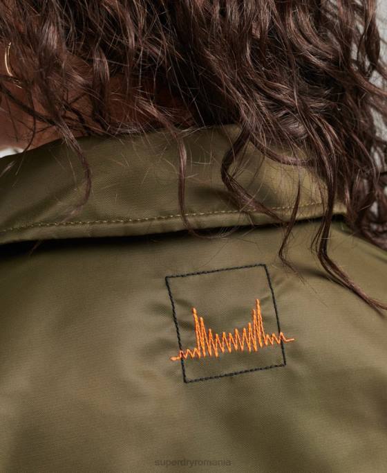 Superdry jachetă bomber energy ma2 îmbrăcăminte verde femei JX0Z5508