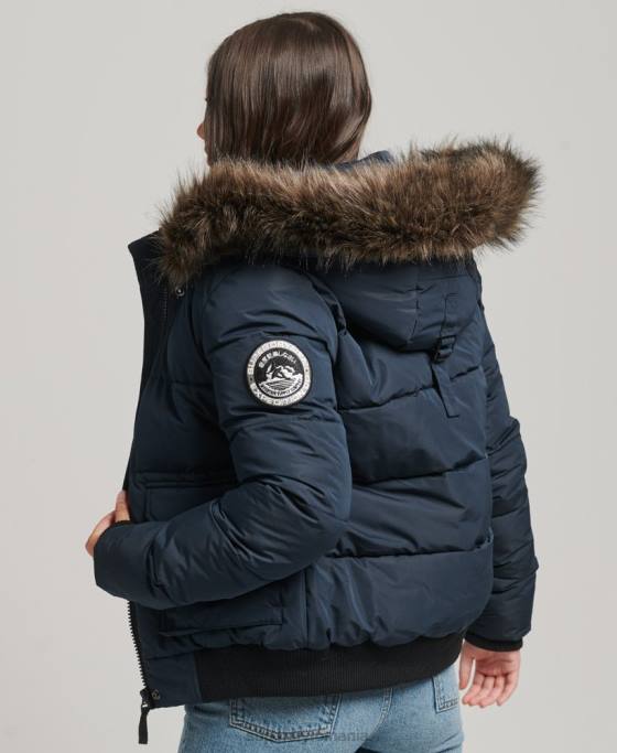 Superdry jachetă bomber everest ella îmbrăcăminte marina femei JX0Z5628