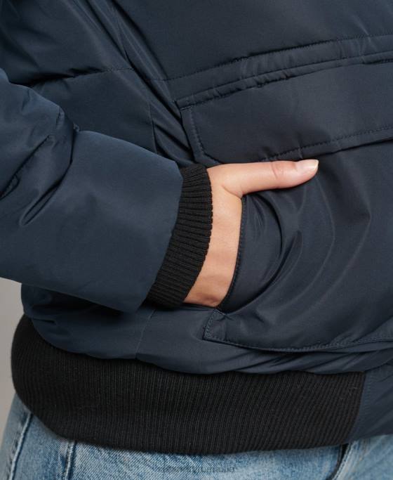 Superdry jachetă bomber everest ella îmbrăcăminte marina femei JX0Z5628