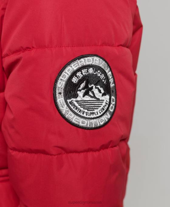 Superdry jachetă bomber everest ella îmbrăcăminte roșu femei JX0Z5517
