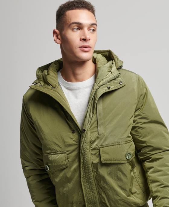 Superdry jachetă bomber everest militară îmbrăcăminte verde bărbați JX0Z4475