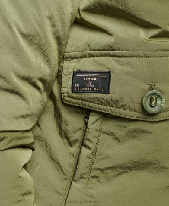 Superdry jachetă bomber everest militară îmbrăcăminte verde bărbați JX0Z4475