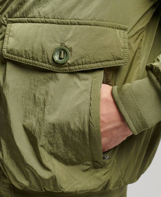 Superdry jachetă bomber everest militară îmbrăcăminte verde bărbați JX0Z4475