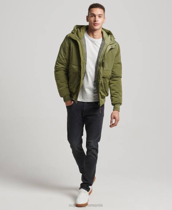 Superdry jachetă bomber everest militară îmbrăcăminte verde bărbați JX0Z4475