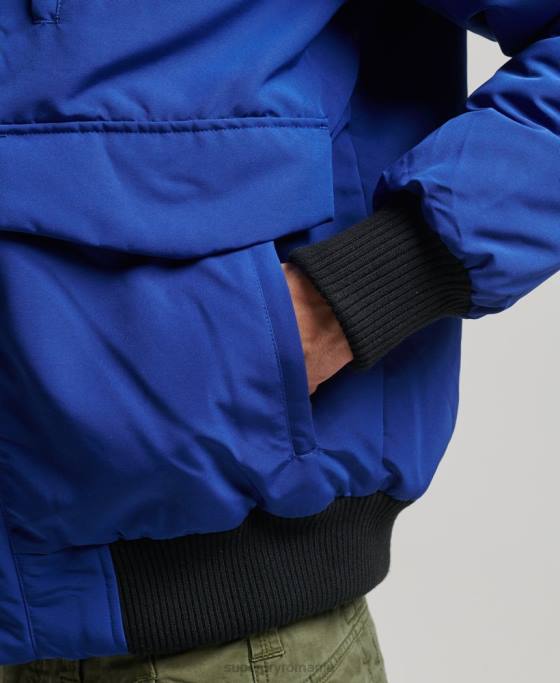 Superdry jachetă bomber everest îmbrăcăminte albastru bărbați JX0Z4558