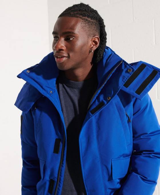 Superdry jachetă bomber everest îmbrăcăminte albastru bărbați JX0Z4615